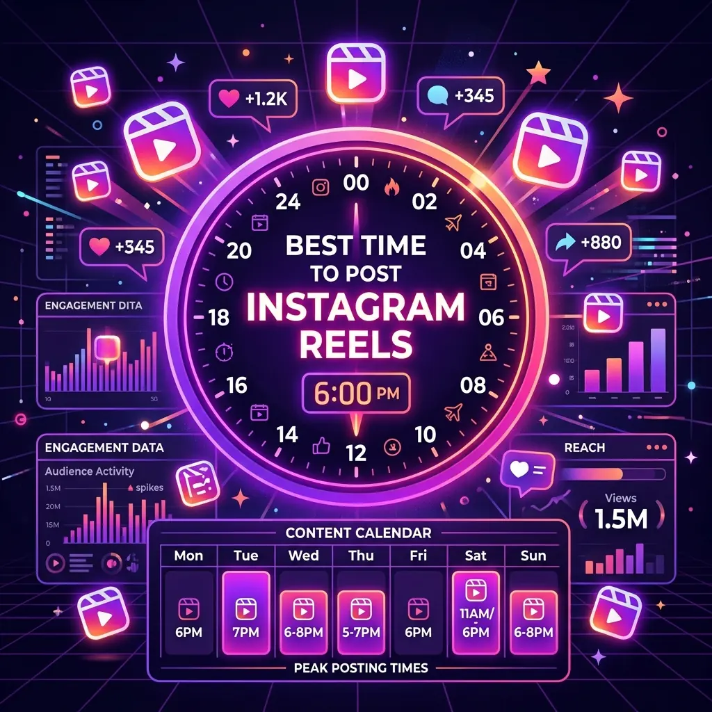 Best Time to Post Instagram Reels in 2026 (Backed by Real Data)